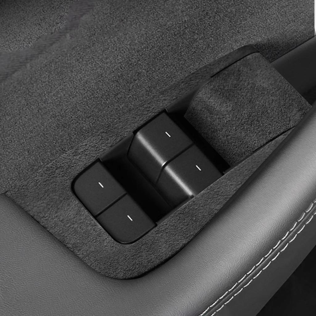 For Tesla New Version Model 3 Door Switch Button Sticker Window Lift Panel Sticker YL Door Opening Interior Modification Parts