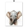 Giraffe Lion Elephant Animal Canvas Print Nursery Animal Nordic Wall Art Poster Picture Baby Children Room Christmas Home Decor