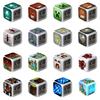Minecraft Alarm Clock Led Night Light Colourful Changing Desktop Decoration