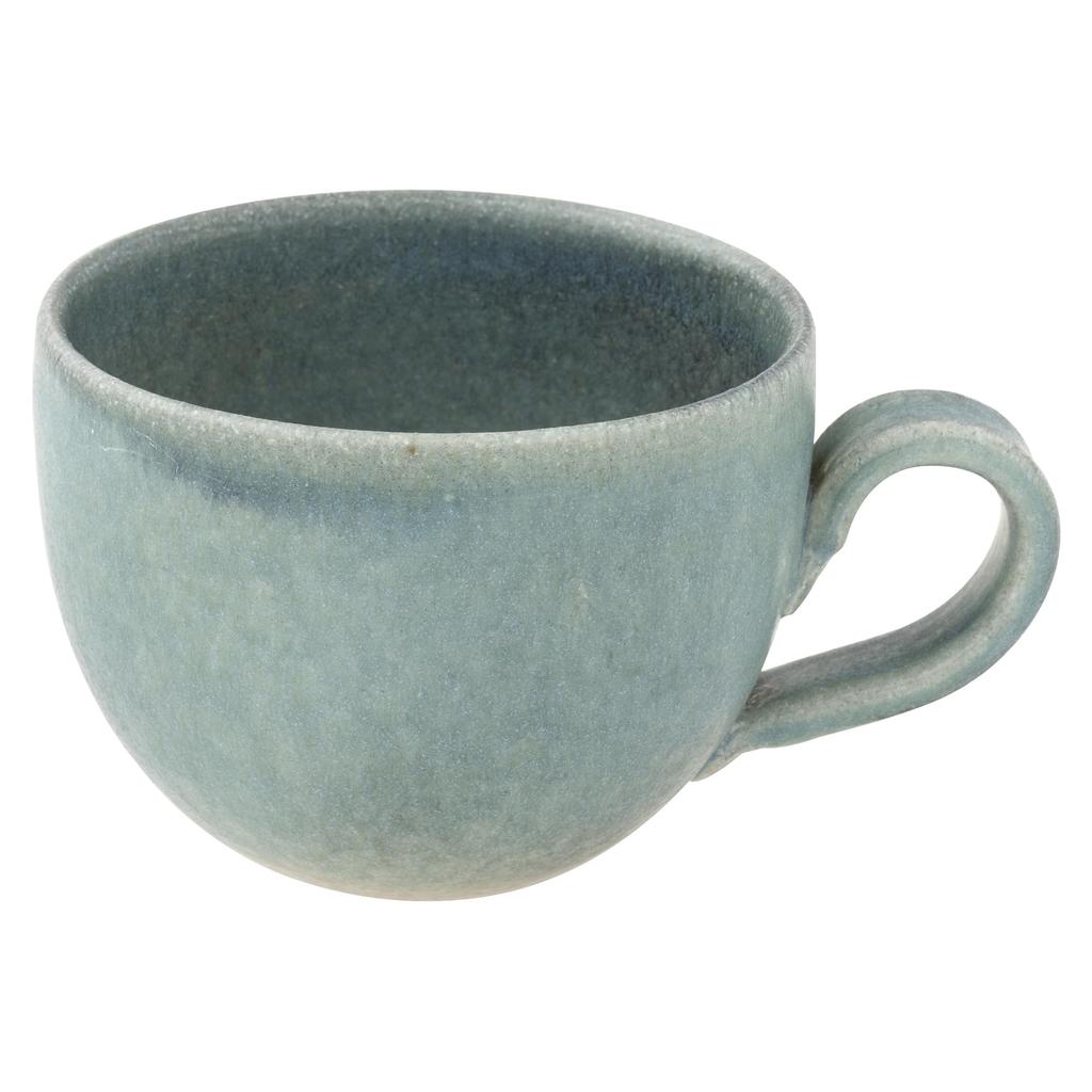 Marui Seito Shigaraki Ware Hechimon Mug, 320ml Capacity, Black Celadon, Green, MR-3-4434