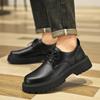 Men's Business Casual Shoes Leather Shoes Lace Up Oxfords Casual Dress Casual Spring Autumn Business Formal Wedding Shoes Outdoor Tenis
