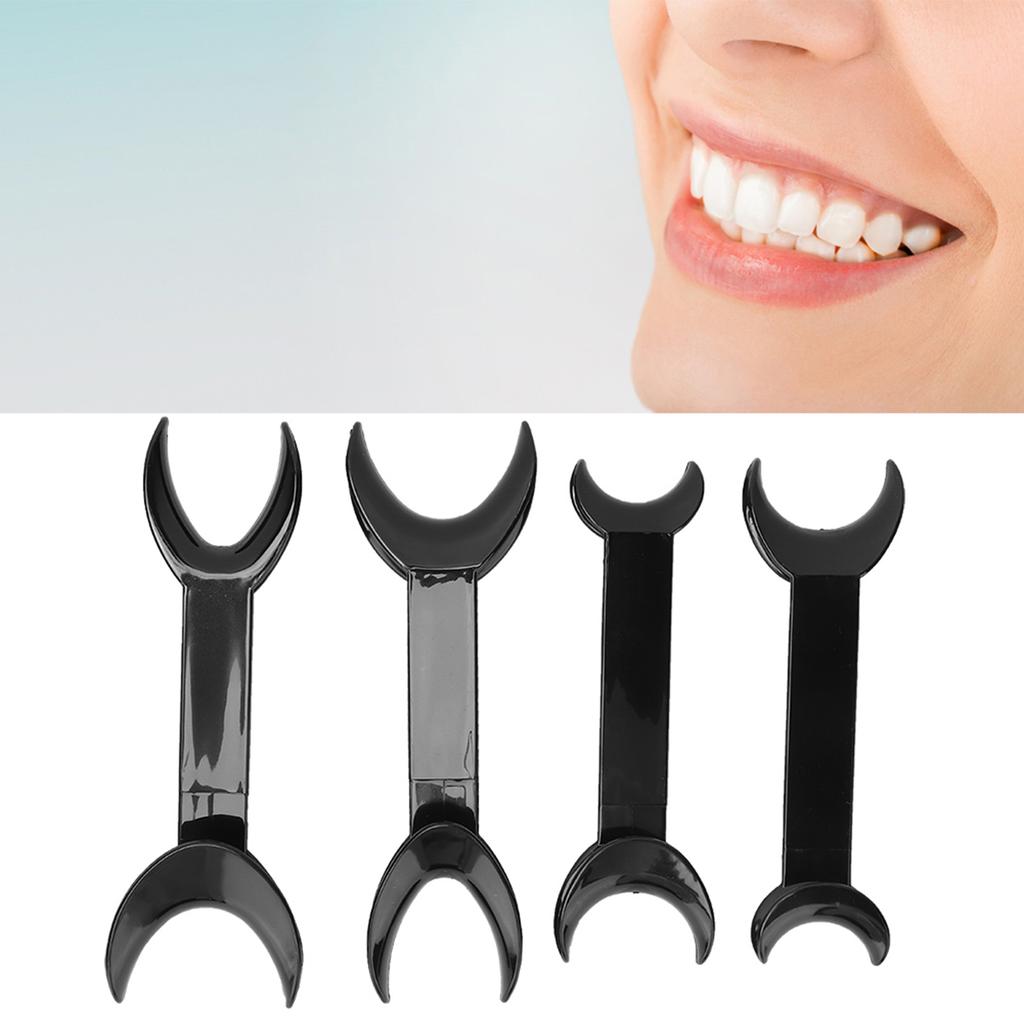 4PCS Dental T shape Intraoral Check Double Head Lip Retractor Mouth Opener