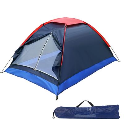Tente de camping pour 2 personnes, facile à installer, légère, pare-soleil de jardin, randonnée en plein air, camping, accessoires avec sac de transport