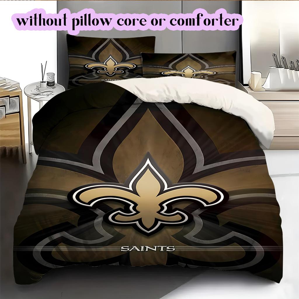 Set Copripiumino Trapuntato con Motivo Logo Hockey su Ghiaccio Federa Decorazione per la Casa Regalo di Compleanno (1* copripiumino + 2* federe, senza imbottitura)