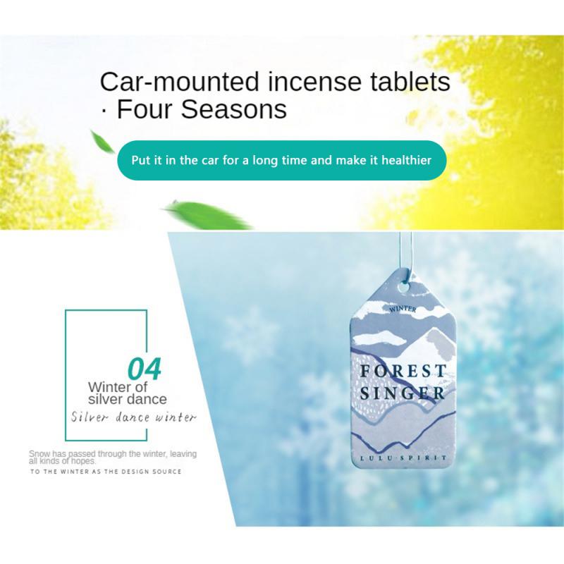 

Долговечный ароматизатор Four Seasons Fresh Air Suspension Design Удаляет запахи Автомобильные и Аксессуары Духи 3 Упаковка Подвеска