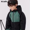 M.Latin Boy's Mid-length Winter Down Jacket