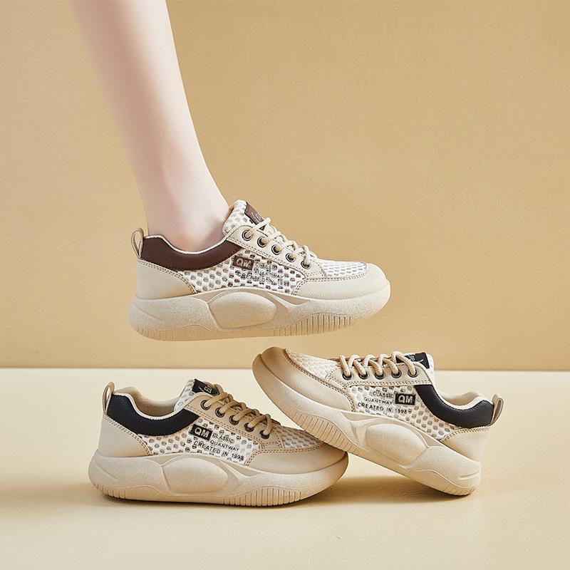 2025 spring white shoes new Korean version ins female students platform heightening casual shoes board shoes street shot XQ5718