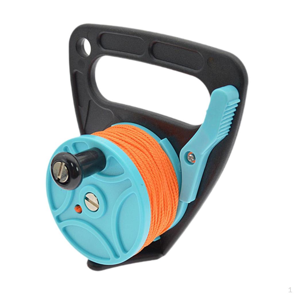 Diving Finger Reel with Grip Equipment, Guide Line, Thumb Stop for Water