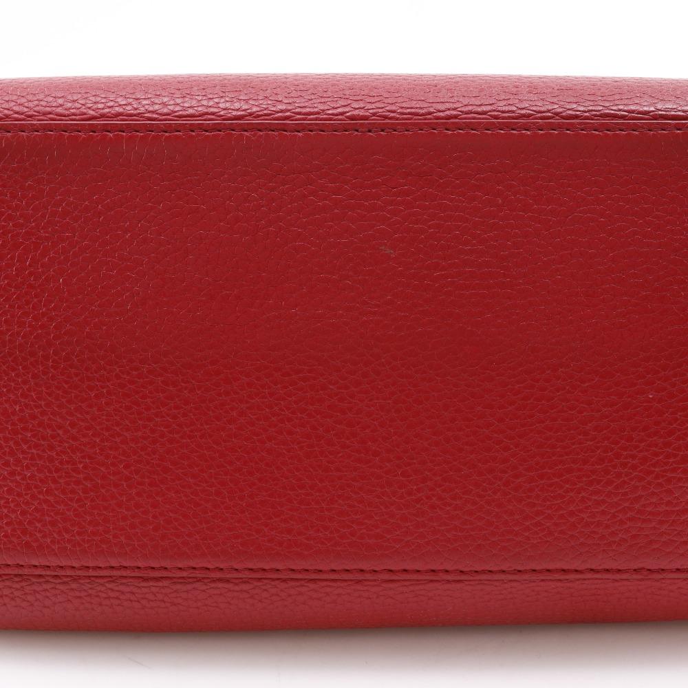 Louis Vuitton CAPCSINE MM Handbag M94412 Parnasea Red/Taurillon Clemence Leather Women Used