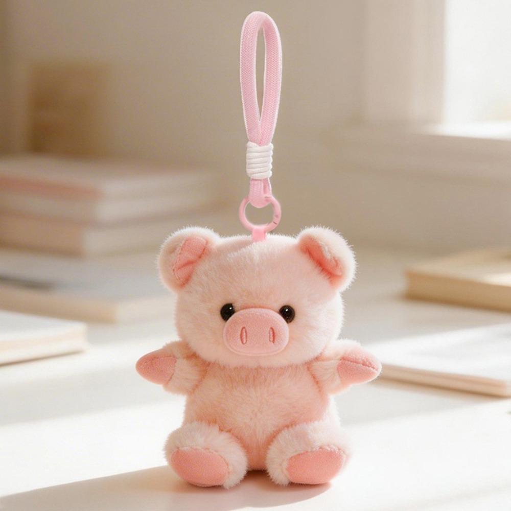 Cute Pig Stuffed Animal Plush Keychain Soft Plush Toy New Design Plush Companion Doll Pig