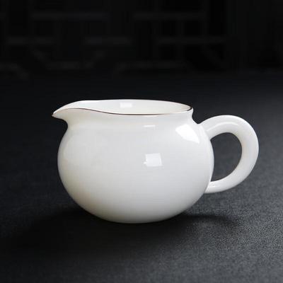 Dehua White Porcelain Gilt Mutton-Fat Jade Fairness Cup