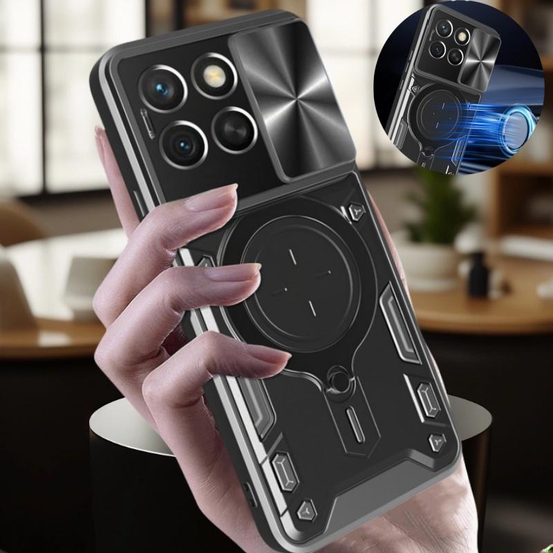 Pouzdro Honor X8C 4G Pancéřové nárazuvzdorné zadní kryt pro Xonor Honar Honer X 8c X8 c HonorX8c S držákem na magnetický kroužek do auta Coque Fundas