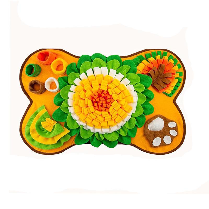 

Коврик для нюхательного табака для собак Коврик для нюхательного табака для маленьких и средних собак Интерактивный коврик для нюхательного табака Подставка для кормления щенков Медленная кормушка для собак серый