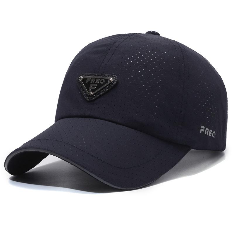 

Fashion Versatile Shade Sunscreen Men s and Women s Soft Top Baseball Caps One Size темно-синий