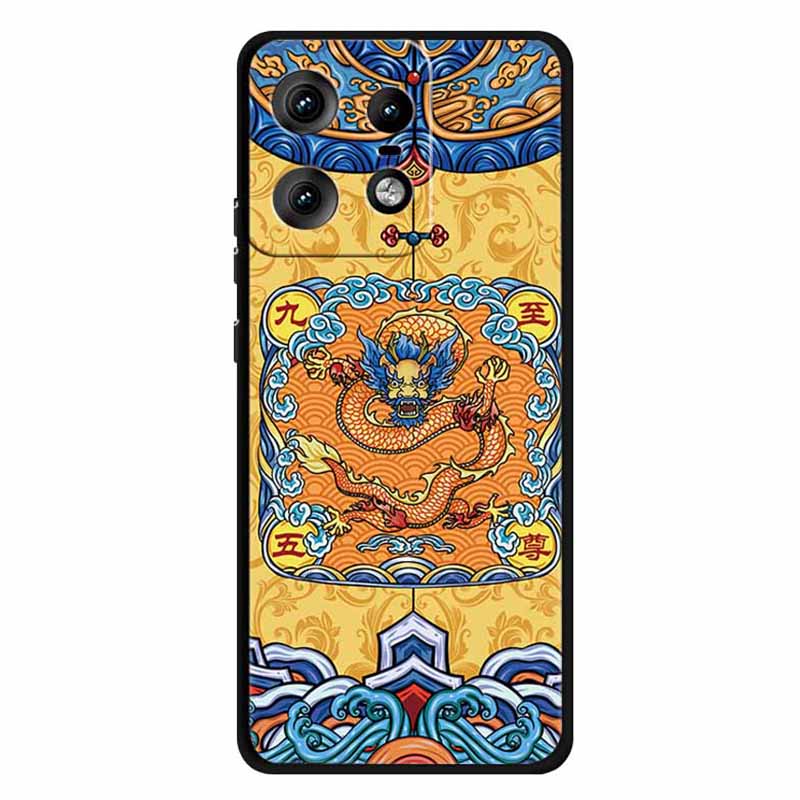 Etui na Motorola Edge 50 Pro 5G ze wzorem, elastyczne etui TPU na telefon z nadrukiem