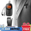 Mini Portable FM Radio Digital Tuning Pocket Clip Radio with Earphone Battery Operated Radio for Home Outdoor Walking Jogging