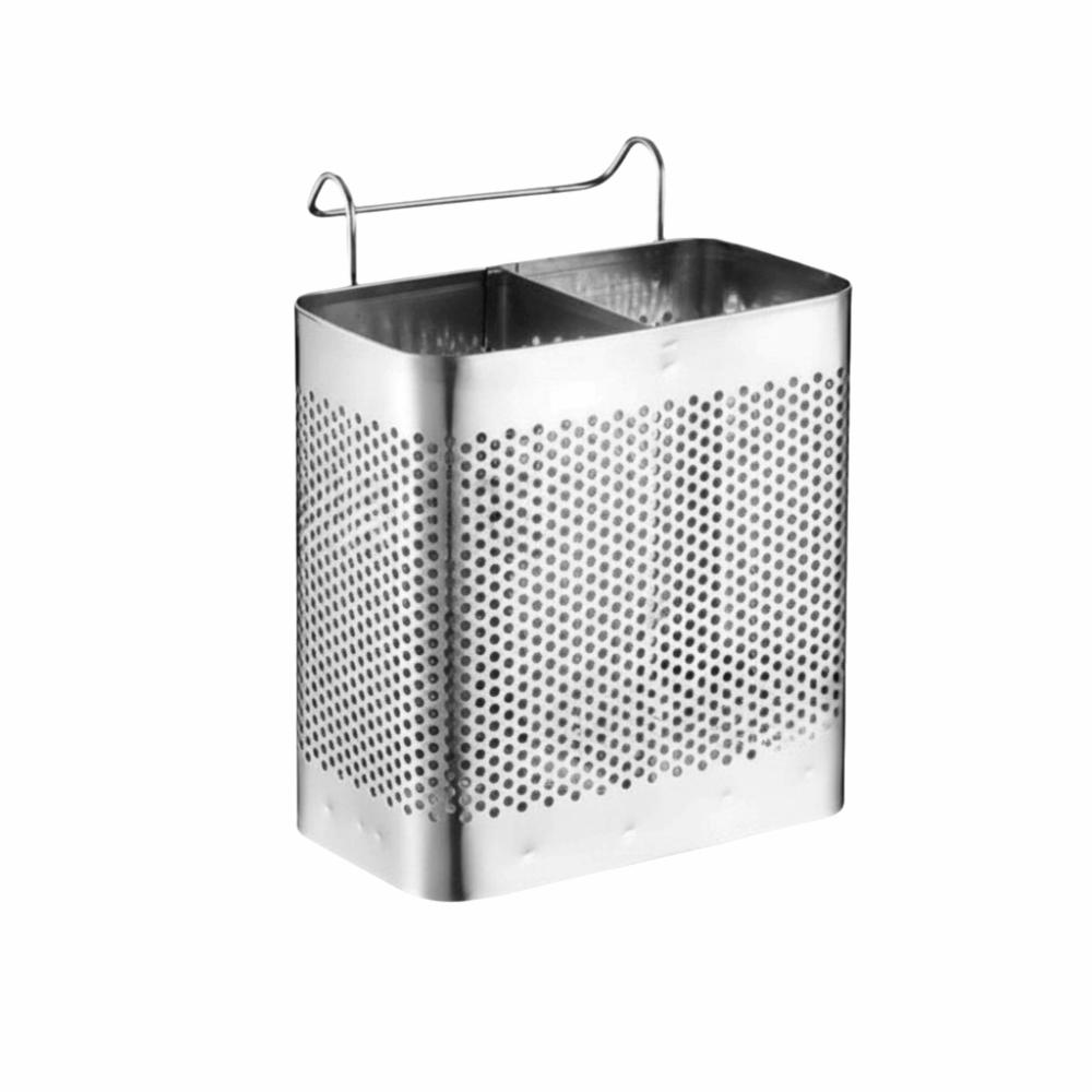 With Hook Kitchen Storage Rack Stainless Steel Cutlery Dryer Drainer Shelf  Space Saving