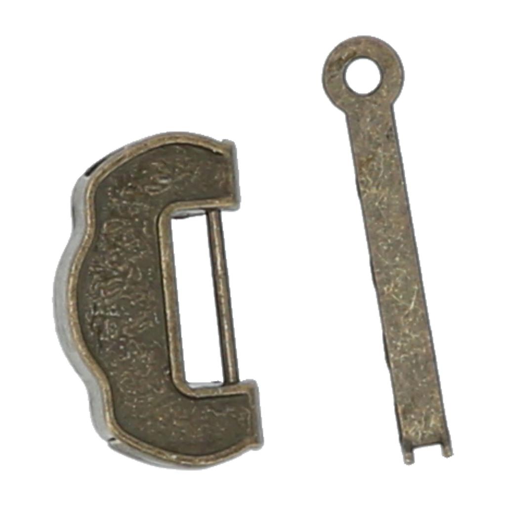 Schmuckkästchen Retro Alltagsbedarf Desktop-Aufbewahrung mit Schloss Schmuck Holz Geschenkbox