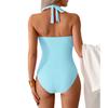 New One-piece Swimsuit Women's European and American Sports Swimsuit Bikini Huludao Factory