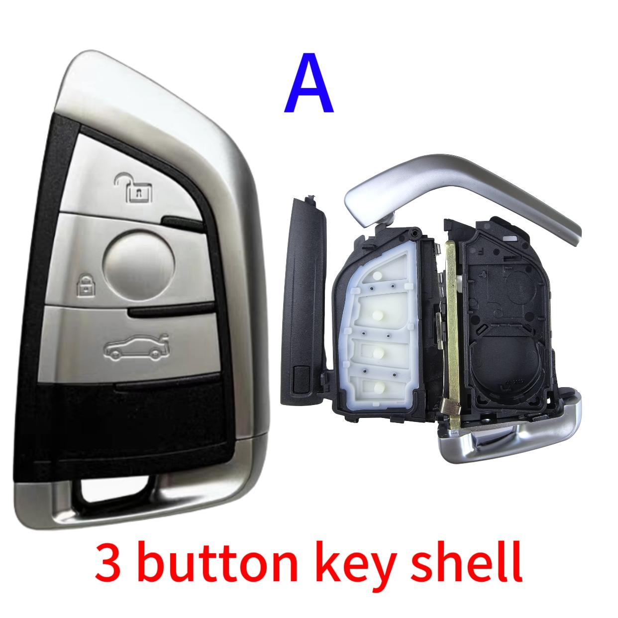 

Car Remote Key Shell 3/4 Button for BMW 3 5 6 8 X3 X4 X5 X7 G Series G21 G20 G31 G30 Auto Keyless FOB Case Housing Replacement 1 pieces