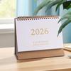 Kalendarz biurkowy 2026 Prosty kalendarz Mały kalendarz biurkowy Kreatywny kalendarz spiralny Planer Dekoracja biurka Artykuły biurowe