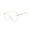 Cat Eye Glasses Retro Women's Sunglasses Extra Large Transparent Lenses Elegant Daily Travel Use