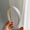 Simple Solid Color Satin Headbands For Women Smooth Wide Hairbands Girls Hair Hoop Band Headwear French Style Hair Accessories