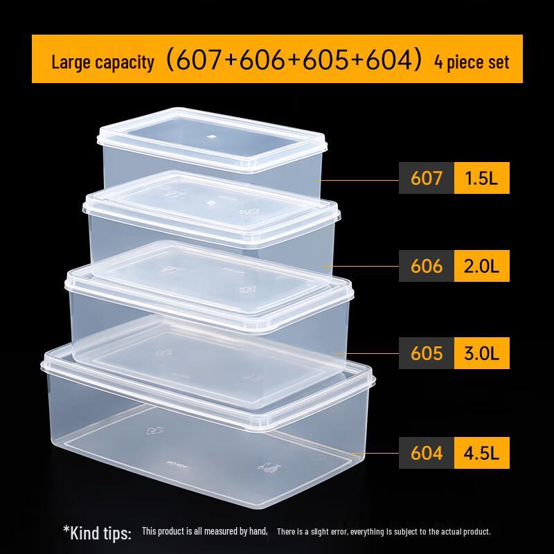 Zhao Ran Food-Grade Refrigerator Storage Box Set