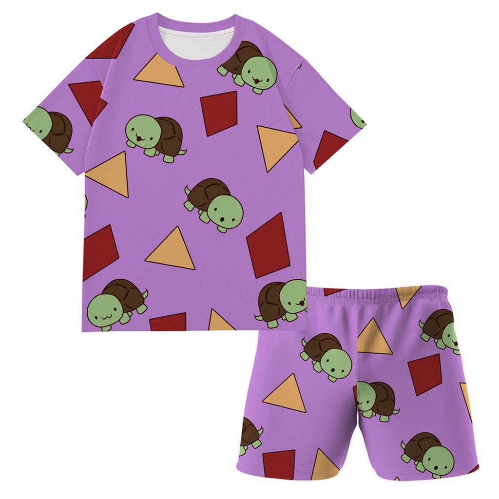 Children's Cute Print Casual Cute Pajamas Set