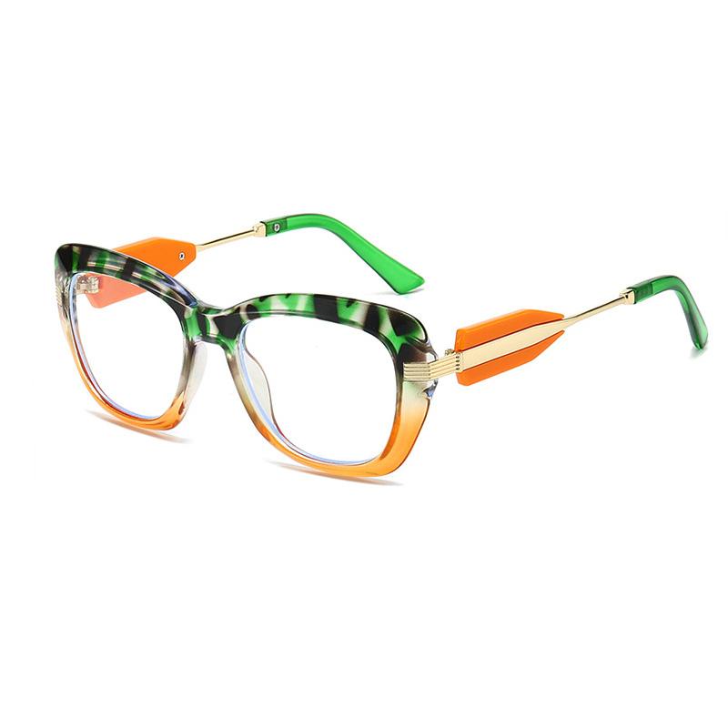 

Brand Unique Design Oversized Wide Edge Prints Glasses Frame Hyperopia Eyewear Photochromic Lens Anti Blue Light Ray Computer Women s Reading 0