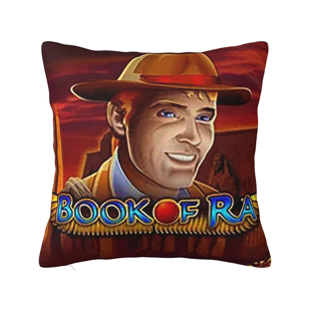

Book Of Ra Square Pillowcase Cushion Cover Pillow Case Throw Pillow Cover for Home Bedroom Car 12x12Inch