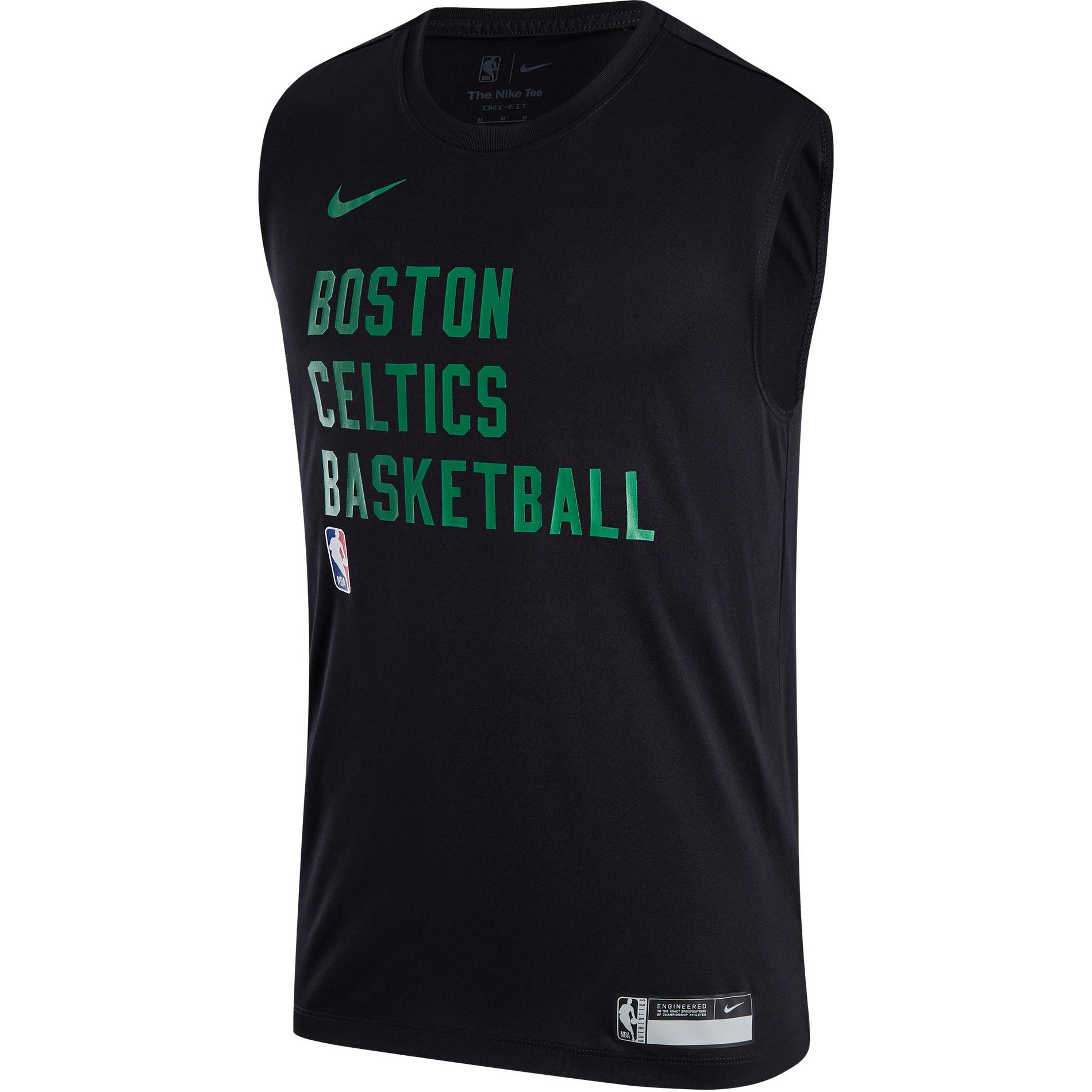 

Nike Logo Print Round Neck Sleeveless T-Shirt Men Tops Black HF7455-010 S