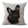 Federa in Lino Cartone Animato Bambini Piccolo Animale Copricuscino Schienale Federa Quadrata Gushen Cuscino Decorativo