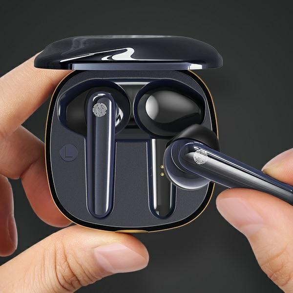 Usams Słuchawki Bluetooth 5.0 Tws Sdseries Bezprzewodowe Niebieski/Gem Blue Bhusd02