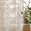 1PC Nordic Mountain Voile Drape Mountain Cut Flower Sheer Curtain for Bedroom Living Room Home Decor