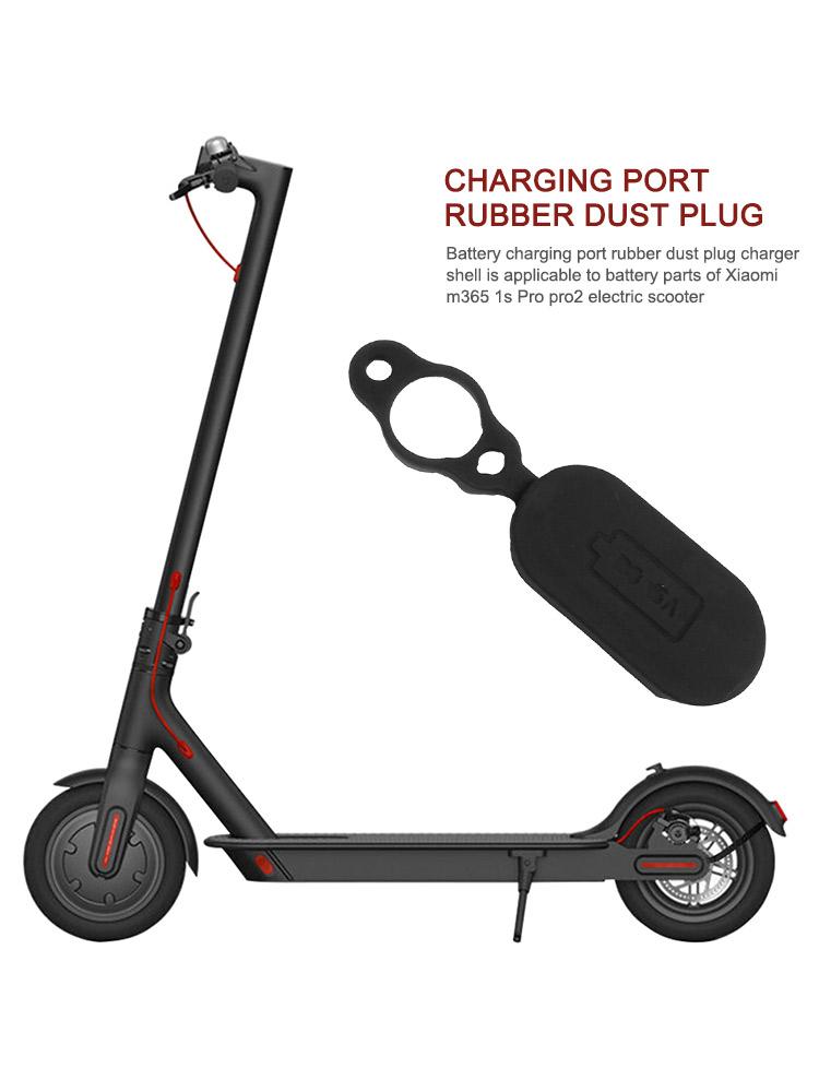 Electric Scooter Charging Port Plug Silicone Battery Charging Port Dust Plug Rubber Case for Xiaomi M365 1S Pro