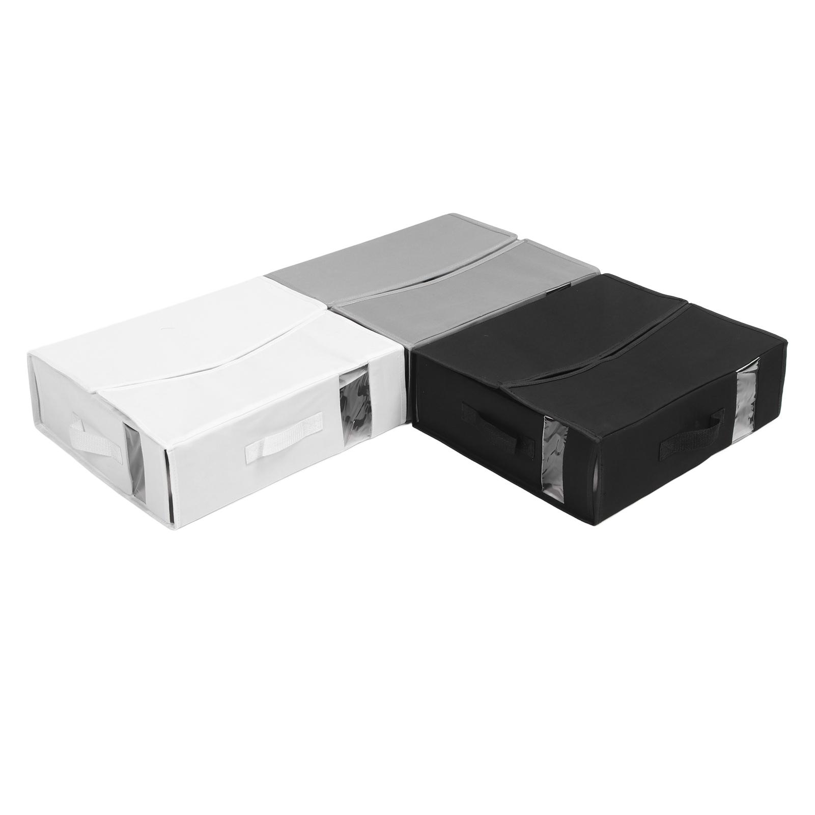 

Набор из 3 органайзеров для простыней, универсальный контейнер для хранения простыней большой вместимости для бельевого шкафа