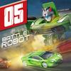 Children's mini transformation robot model toys comic brothers anime transformation men inertial police car mecha gift