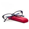 New Anti Blue Light Reading Glasses for Women Elegant Pearls Cat Eye Frames Presbyopia Glasses Ultra Light and High-definition Far Sight Eyeglasses