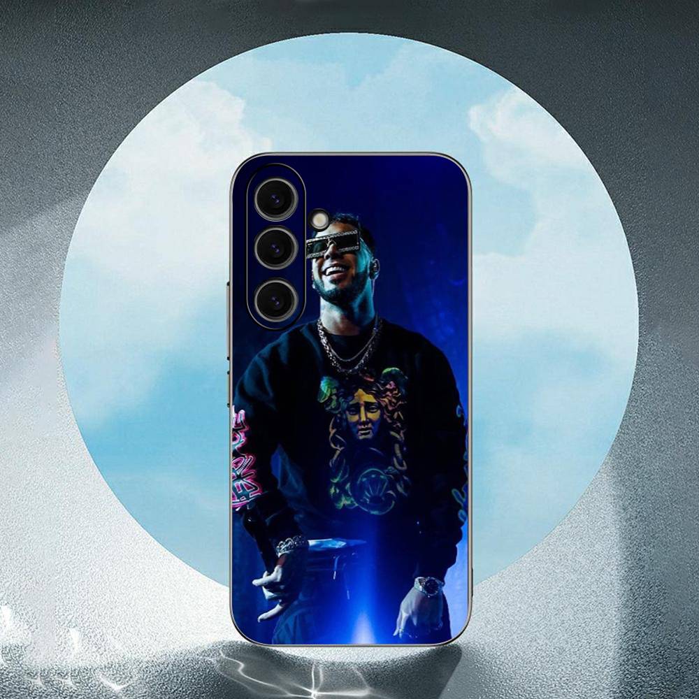 

A-Anuel AA For Samsung Galaxy S23 S24 S25 Ultra S22 Plus S21 Black Soft Case Waterproof Soft Case SamsungS20fe