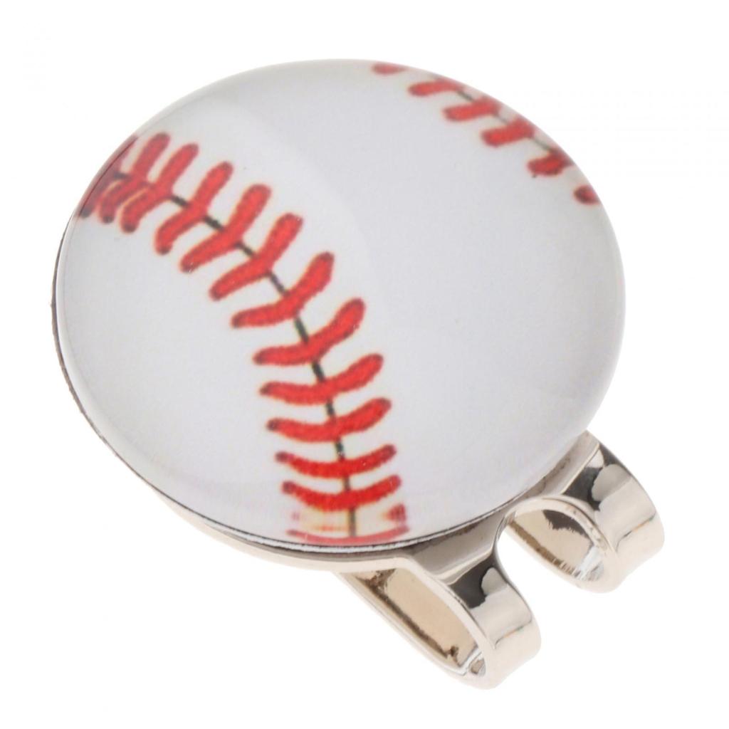 Golf Ball Marker Metal Golf Cap Holder Mark Position with Magnetic Hat Clip