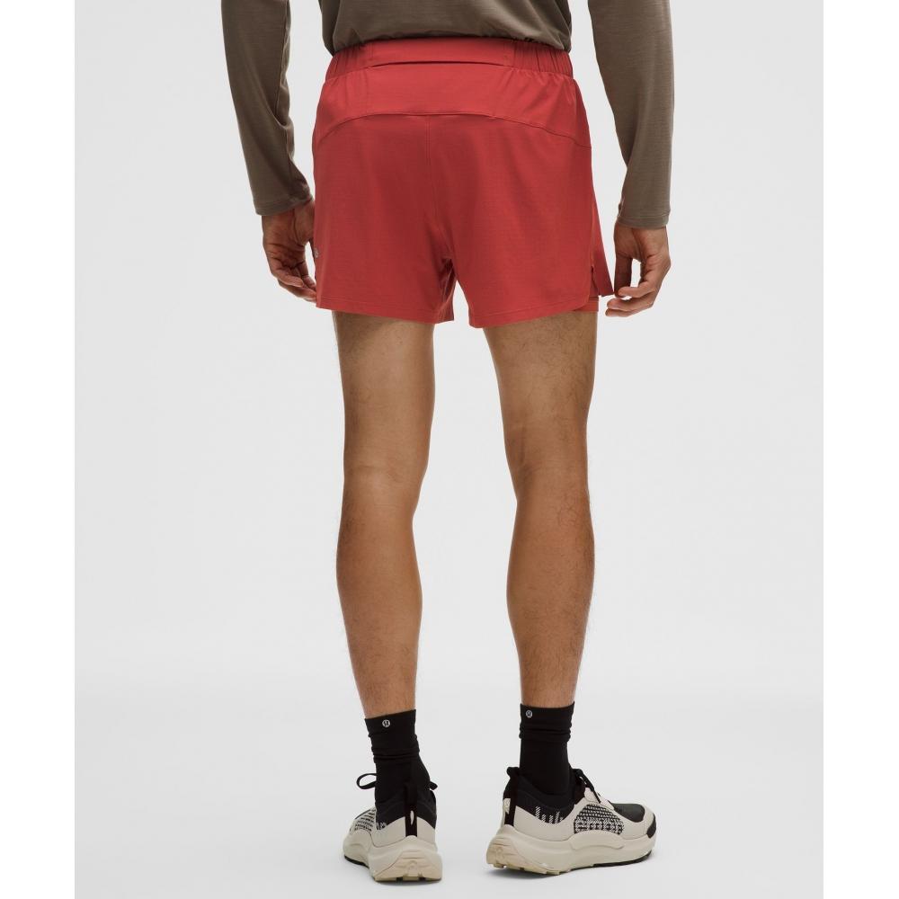 Lululemon Mile Maker Ripstop Lined Short 4  Dare Devil