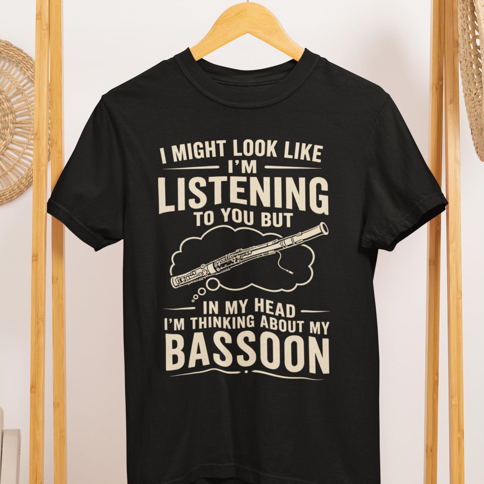 Funny Bassoon Player Shirt, Orchestra Musician Tee, Comfort Colors 1717 Gift XL