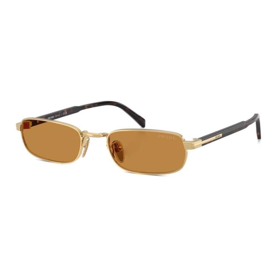 Prada Logo Acetate Irregular Shape Sunglasses Men sunglasses Black 0PRB54S