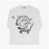 Ganni T4064 135 Moonlight Future Logo Print Women S Long Sleeve Tee