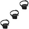 Dog Muzzle Anti-Biting Dog Mouth Cover for Protection 3Pcs Black
