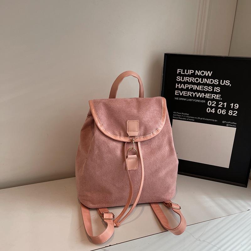 Borsa a mano di grande capacità moda e tempo libero borsa da donna nuovo zaino in velluto zaino semplice da viaggio