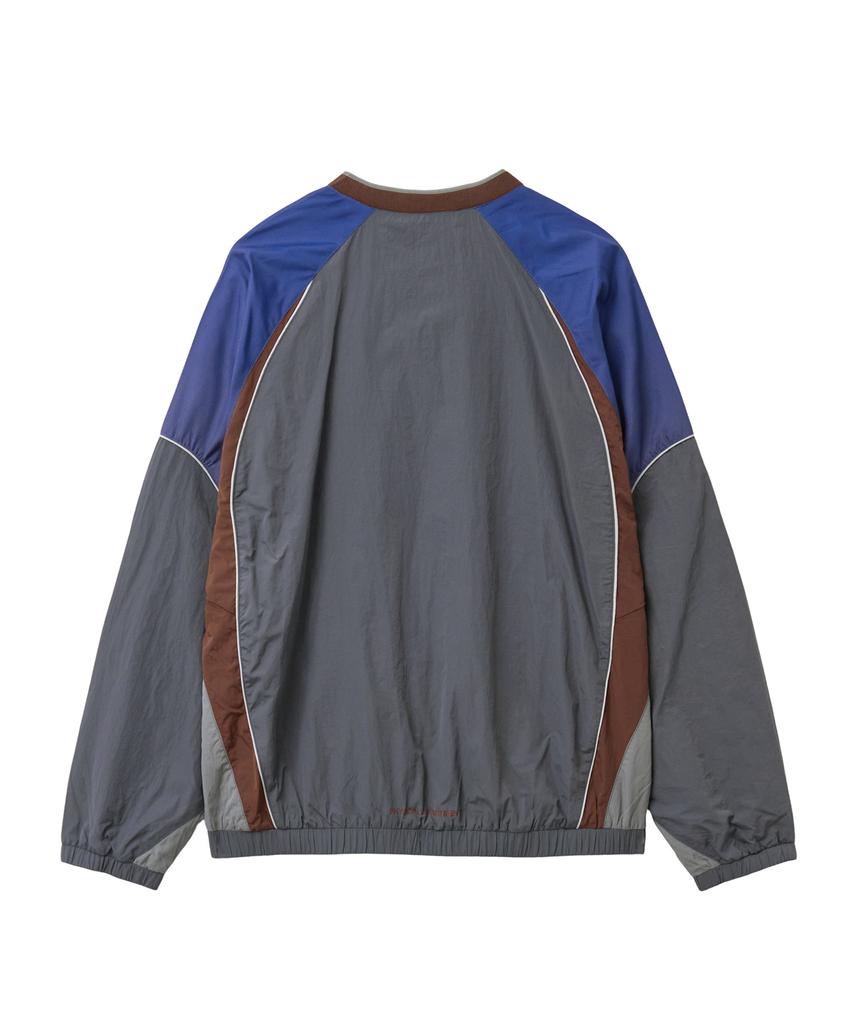 PHYPS MOTORCYCLE Vintage Logo Speed Track Nylon Long Sleeve Charcoal