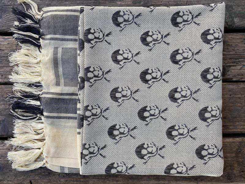 Military Camouflage Tassel Scarf - Outdoor Arab Shawl, Headscarf for Spring & Summer