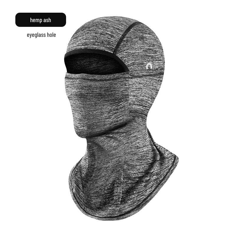 Ice Silk Quick-Dry Full Face Mask: Breathable, Sweat-Absorbent Sun Protection for Riding, Fishing, and Motorcycle Helmets